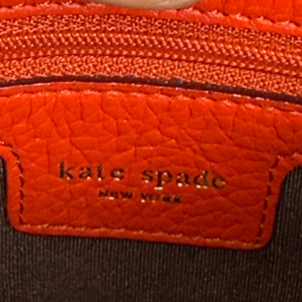 Kate Spade New York Street Noel Double Vanessa Red Leather Crossbody Bag Purse - Picture 5 of 14